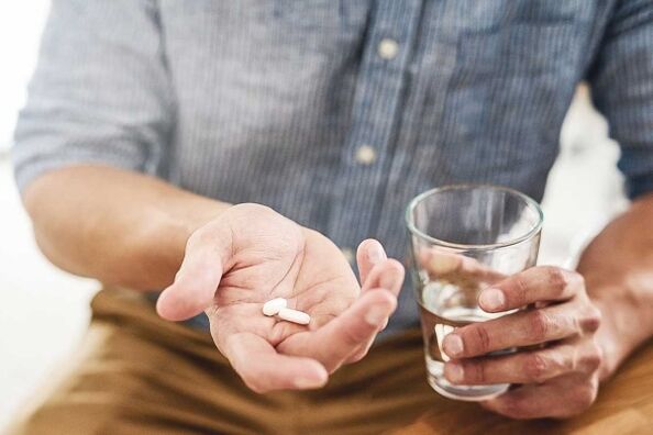 Pëllen huelen fir kalkuléiert Prostatitis